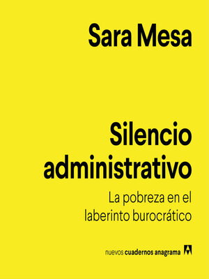 cover image of Silencio administrativo